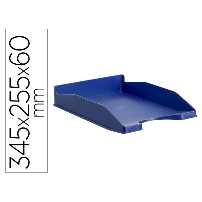 BANDEJA SOBREMESA ARCHIVO 2000 ANTIMICROBIANA SANITIZED PLASTICO AZUL APILABLE 3 POSICIONES PARA FORMATOS DIN