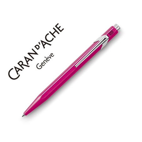 BOLIGRAFO CARAN D'ACHE 849 FLUO ROSA PUNTA MEDIA