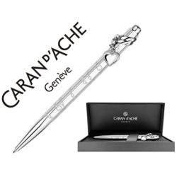 BOLIGRAFO CARAN D'ACHE ECRIDOR MADEMOISELLE PLACADO PALADIO CORAZON CON ESTUCHE PUNTA MEDIA