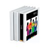 Carpeta de anillas canguro Fabrisa - Personalizable - 4 anillas x 40 mm - PVC - A4 - Lomo 60 mm - Color blanco