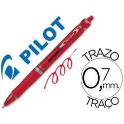 BOLIGRAFO PILOT ACROBALL NEGRO TINTA ACEITE PUNTA DE BOLA DE 1,0MM RETRACTIL