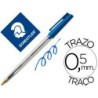 BOLIGRAFO STAEDTLER STICK AZUL CON CAPUCHON