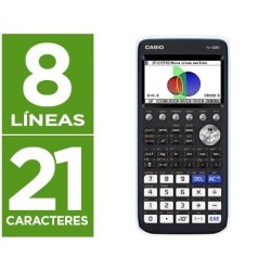 CALCULADORA CASIO FX-CG50 CIENTIFICA GRAFICA 8 LINEAS 21 CARACTERES PANTALLA COLOR 3D MEMORIA 16 MB CONEXION USB