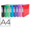CARPETA DE PROYECTO EXACOMPTA IDERAMA CARTON LUSTRADO PLASTIFICADO DIN A4 LOMO 80 MM COLORES SURTIDOS (PACK INDIVISIBLE 6 UDS)