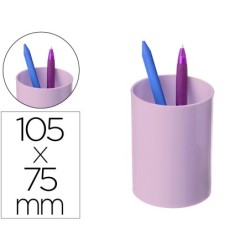 CUBILETE PORTALAPICES ARCHIVO 2000 ECOGREEN 100% RECICLADO ROSA PASTEL