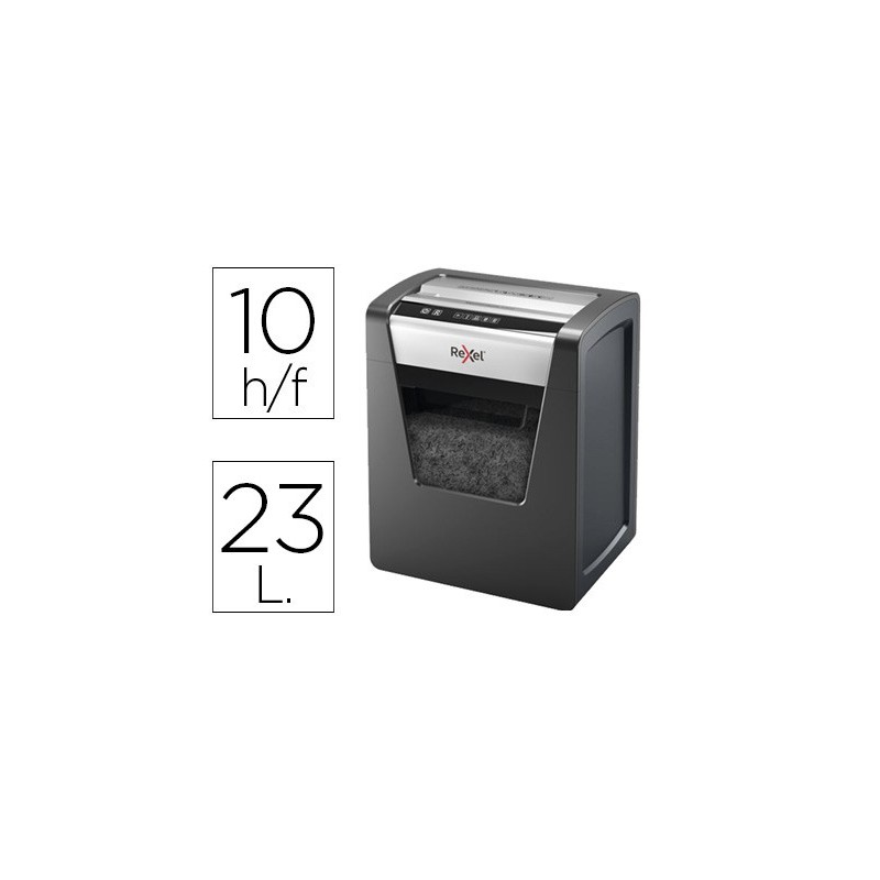 DESTRUCTORA DE DOCUMENTOS REXEL M510 23L P5 10H NEGRO