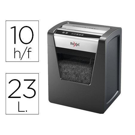 DESTRUCTORA DE DOCUMENTOS REXEL M510 23L P5 10H NEGRO