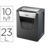 DESTRUCTORA DE DOCUMENTOS REXEL M510 23L P5 10H NEGRO