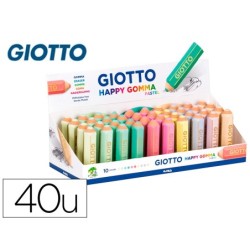 GOMA GIOTTO HAPPY GOMMA PASTEL FORMA DE LAPIZ