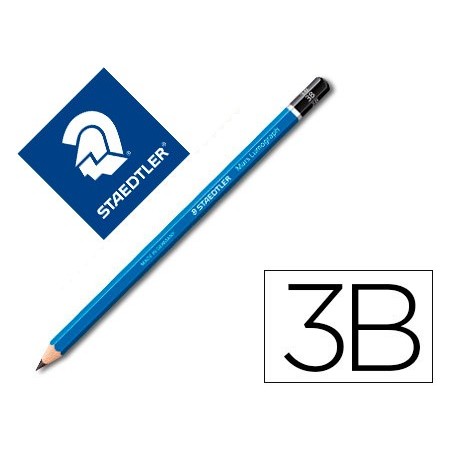 LAPICES DE GRAFITO STAEDTLER MARS LUMOGRAPH 100 3B UNIDAD