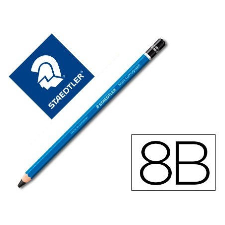 LAPICES DE GRAFITO STAEDTLER MARS LUMOGRAPH 100 8B UNIDAD