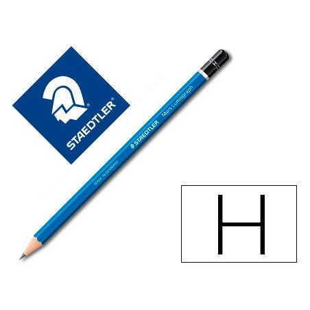 LAPICES DE GRAFITO STAEDTLER MARS LUMOGRAPH 100 H UNIDAD