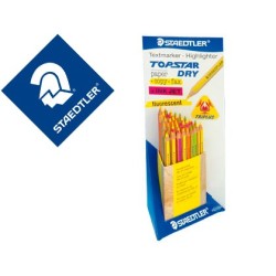 LAPICES FLUORESCENTE STAEDTLER TOP STAR EXPOSITOR DE 48 UNIDADES COLORES SURTIDOS
