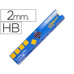 MINAS MAXIM GRAFITO DE 2 MM ESTUCHE DE 12 MINAS