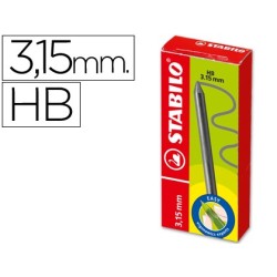 MINAS STABILO EASY ERGO GRAFITO HB DE 3,15 MM -CAJITA DE 6 MINAS