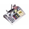ORGANIZADOR DE SOBREMESA 3M C-50 INCLUYE BLOC DE NOTAS ROLLO DE CINTA SCOTCH 4 DISPENSADORES DE BANDERITAS