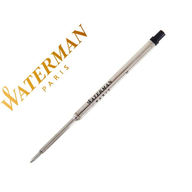 RECAMBIO BOLIGRAFO WATERMAN STANDAR MAXIMA 53425 NEGRO