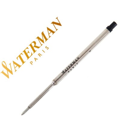 RECAMBIO BOLIGRAFO WATERMAN STANDAR MAXIMA 53425 NEGRO