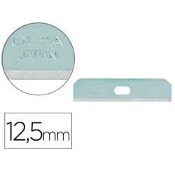 Repuesto cuter olfa ancho 12,5 mm blister de 10 unidades para cuter seguridad sk-7.