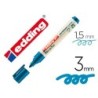 ROTULADOR EDDING 21 MARCADOR PERMANENTE ECOLINE 90% RECICLADO AZUL PUNTA REDONDA 1,5-3MM RECARGABLE (PACK INDIVISIBLE 10 UDS)