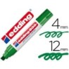 ROTULADOR EDDING MARCADOR PERMANENTE 800 VERDE -PUNTA BISELADA 12 MM
