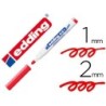 ROTULADOR EDDING PARA PIZARRA BLANCA 661 COLOR ROJO PUNTA REDONDA 1-2 MM (PACK INDIVISIBLE 10 UDS)