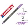 ROTULADOR EDDING PUNTA FIBRA 1200 VIOLETA METALIZADO N 78 PUNTA REDONDA 1-3 MM