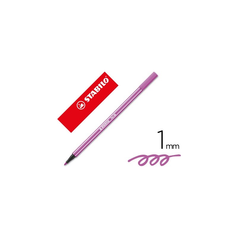 ROTULADOR STABILO ACUARELABLE PEN 68 LILA 1 MM
