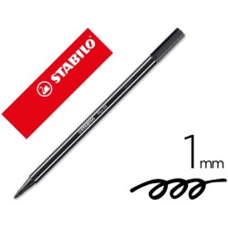 ROTULADOR STABILO ACUARELABLE PEN 68 NEGRO 1 MM