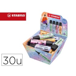 ROTULADOR STABILO BOSS FLUORESCENTE ORIGINAL PASTEL BY JU SCHNEE EXPOSITOR BOMBONERA DE 30 UNIDADES