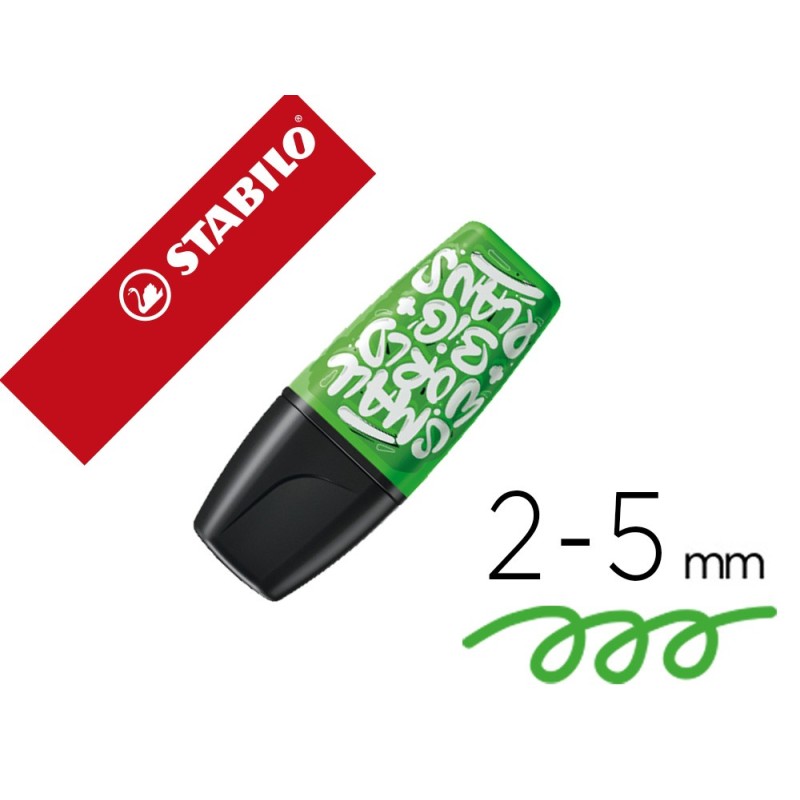 ROTULADOR STABILO BOSS MINI FLUORESCENTE BY SNOOZE ONE VERDE