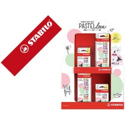 ROTULADOR STABILO BOSS MINI PASTEL LOVE EXPOSITOR DE 72 UNIDADES COLORES SURTIDOS