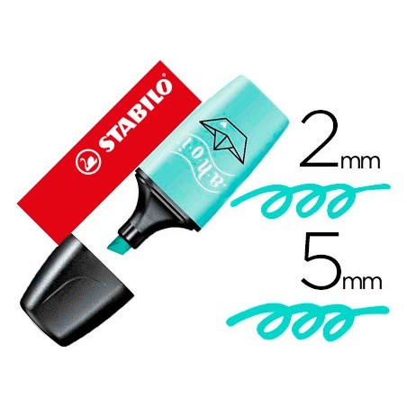 ROTULADOR STABILO BOSS MINI PASTELLOVE TOQUE DE TURQUESA