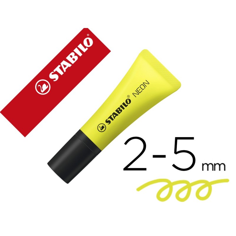 ROTULADOR STABILO FLUORESCENTE 72 AMARILLO NEON