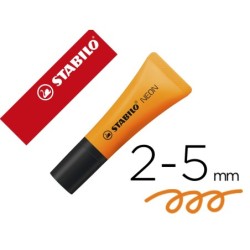 ROTULADOR STABILO FLUORESCENTE 72 NARANJA NEON