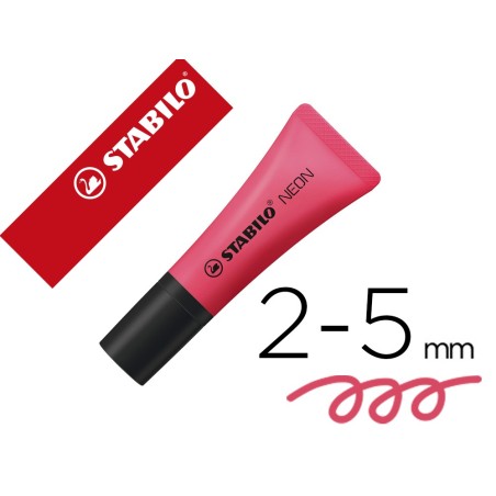 ROTULADOR STABILO FLUORESCENTE 72 ROSA NEON