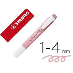 ROTULADOR STABILO FLUORESCENTE SWING COOL PASTEL ROSA (PACK INDIVISIBLE 10 UDS)