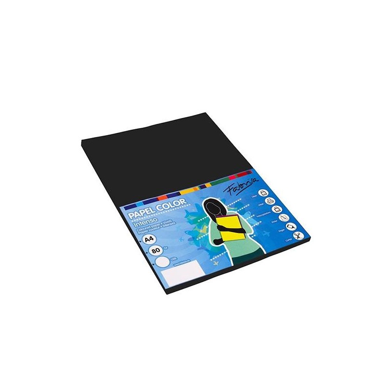 Papel multifunción Fabrisa - A4 - 80 g - Color verde negro - Pack 100 hojas Papel multifunción Fabrisa - A4 - 80 g - Color verde negro - Pack 100 hojas