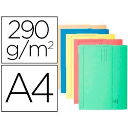 SUBCARPETA CARTULINA CON BOLSA EXACOMPTA DIN A4 COLORES SURTIDOS 290 GR (PACK INDIVISIBLE 50 UDS)