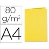SUBCARPETA CARTULINA EXACOMPTA DIN A4 AMARILLO SOL 80 GR (PACK INDIVISIBLE 100 UDS)