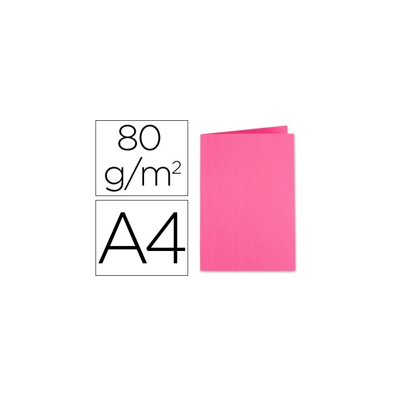 SUBCARPETA CARTULINA EXACOMPTA DIN A4 FUCSIA 80 GR (PACK INDIVISIBLE 100 UDS)