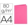 SUBCARPETA CARTULINA EXACOMPTA DIN A4 FUCSIA 80 GR (PACK INDIVISIBLE 100 UDS)
