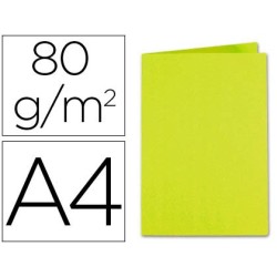 SUBCARPETA CARTULINA EXACOMPTA DIN A4 VERDE MENTA 80 GR (PACK INDIVISIBLE 100 UDS)