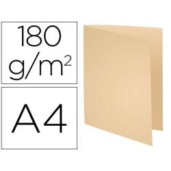 SUBCARPETA CARTULINA RECICLADA EXACOMPTA DIN A4 CREMA 170 GR (PACK INDIVISIBLE 100 UDS)