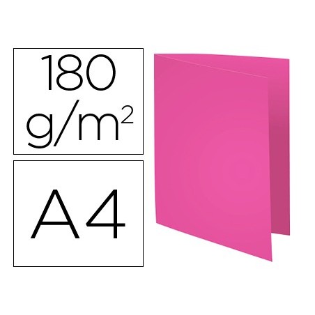 SUBCARPETA CARTULINA RECICLADA EXACOMPTA DIN A4 FUCSIA 170 GR (PACK INDIVISIBLE 100 UDS)