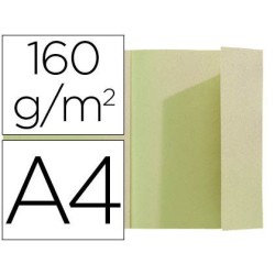 SUBCARPETA EXACOMPTA DIN A4 VERDE 160G/M2 CON SOLAPA INTERIOR (PACK INDIVISIBLE 100 UDS)