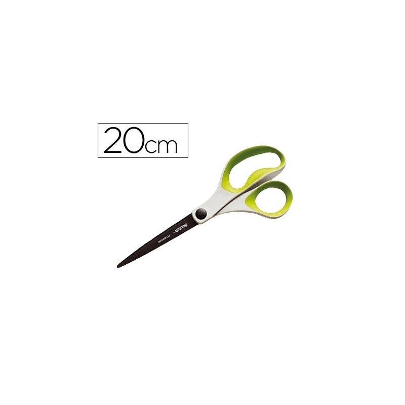 TIJERA OFICINA SCOTCH 20 CMS DE TITANIO FUNDIDO ANILLAS COLORES SURTIDOS