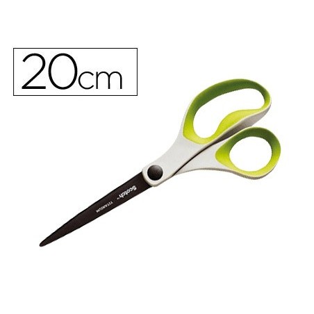 TIJERA OFICINA SCOTCH 20 CMS DE TITANIO FUNDIDO ANILLAS COLORES SURTIDOS