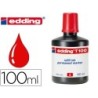 TINTA ROTULADOR EDDING T-100 ROJO FRASCO DE 100 ML