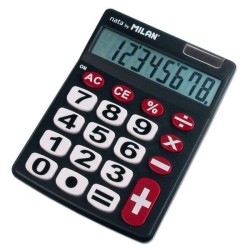 Calculadora sobremesa Milan Nata by Milan - 8 dígitos